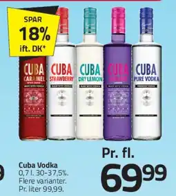 Fleggaard Cuba Vodka tilbud