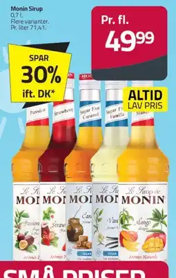 Fleggaard Monin Sirup tilbud