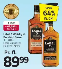 Fleggaard Label 5 (Whisky / Bourbon Barley) tilbud