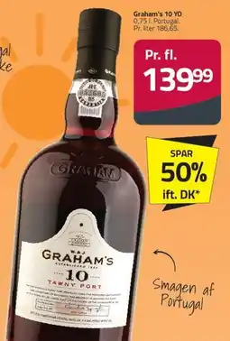 Fleggaard Graham's 10 YO Tawny Port tilbud