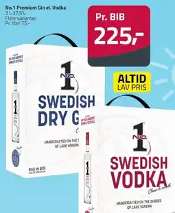 Fleggaard No.1 Swedish Vodka / Swedish Dry Gin (BIB) tilbud