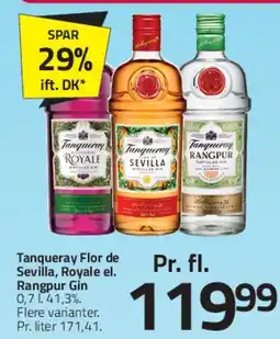 Fleggaard Tanqueray (Flor de Sevilla / Royale / Rangpur) tilbud