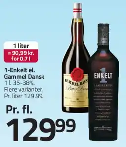 Fleggaard 1-Enkelt el. Gammel Dansk tilbud