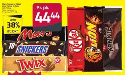 Fleggaard Assorted chocolate 10-pk (Mars, Snickers, Twix, KitKat, Lion, Yankie) tilbud