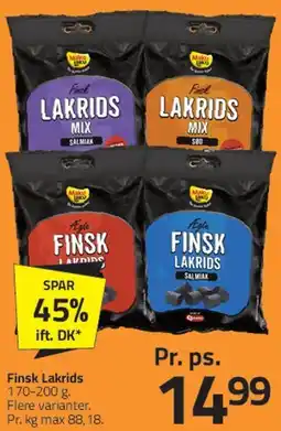 Fleggaard Finsk Lakrids tilbud