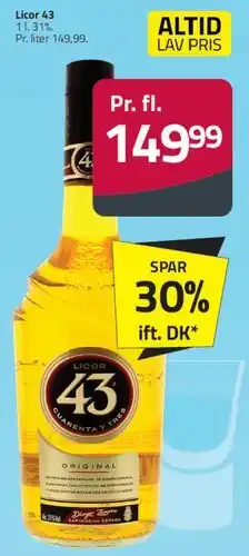 Fleggaard Licor 43 tilbud