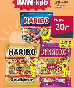 Fleggaard Haribo Minis / Miniposer tilbud
