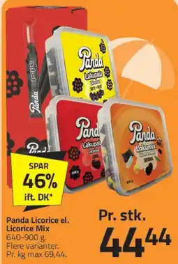 Fleggaard Panda Licorice / Licorice Mix tilbud