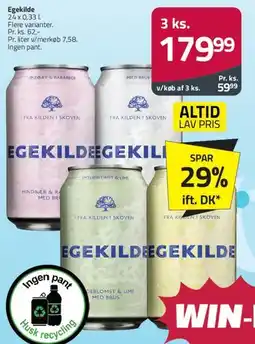 Fleggaard Egekilde (dåser) tilbud
