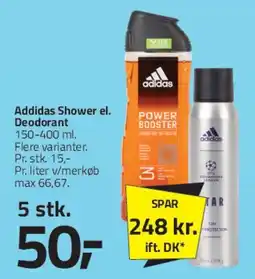 Fleggaard Adidas Shower el. Deodorant tilbud