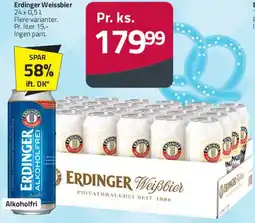 Fleggaard Erdinger Weißbier (kasse) tilbud