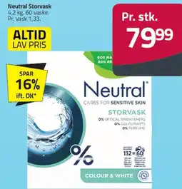 Fleggaard Neutral Storvask tilbud