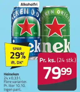 Fleggaard Heineken (alkoholfri) tilbud