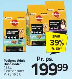 Fleggaard Pedigree Adult hundefoder tilbud