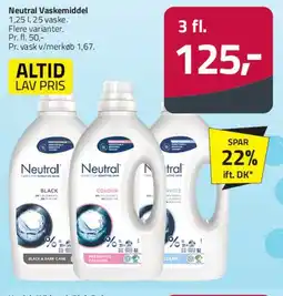 Fleggaard Neutral vaskemiddel tilbud