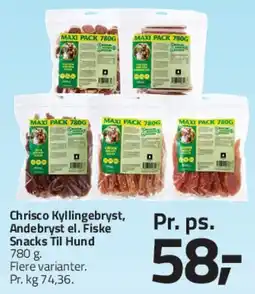 Fleggaard Chrisco snacks til hund tilbud