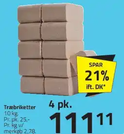 Fleggaard Træbriketter tilbud