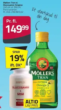 Fleggaard Möller's Tran Citron (Omega-3) tilbud