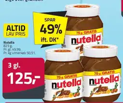 Fleggaard Nutella (glas) tilbud