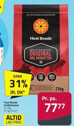 Fleggaard Heat Beads Original BBQ Briquettes tilbud