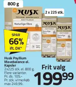 Fleggaard Husk Psyllium / Mavebalance tilbud