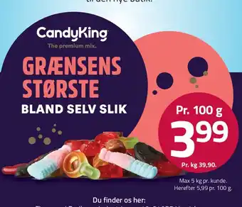 Fleggaard Grænsens største - Bland selv slik tilbud