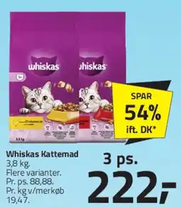 Fleggaard Whiskas Kattmat tilbud