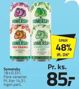 Fleggaard Somersby (dåser) tilbud
