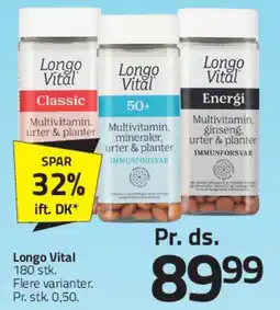 Fleggaard Longo Vital (multivitamin) tilbud