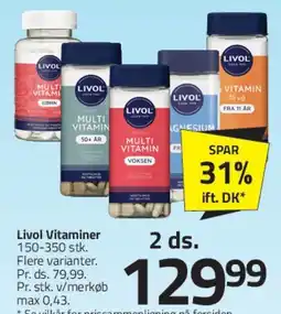Fleggaard Livol Vitaminer tilbud
