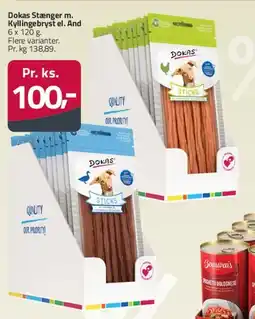 Fleggaard Dokas Stænger tilbud