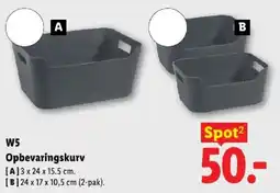 Lidl Spot Opbevaringskurv tilbud