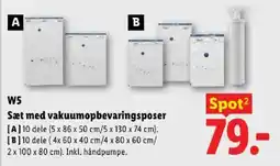 Lidl W5 Sæt med vakuumopbevaringsposer tilbud