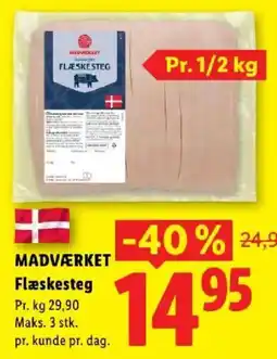Lidl Madværket Flæskesteg tilbud