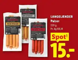 Lidl Langelænder Pølser tilbud