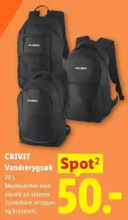 Lidl Crivit Vandrerygsæk tilbud