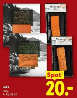 Lidl Varmroget laks tilbud