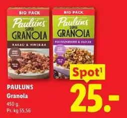 Lidl Pauluns Granola tilbud