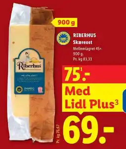 Lidl Riberhus Skæreost tilbud