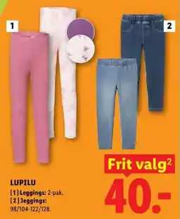 Lidl Lupilu Leggings Jeggings tilbud