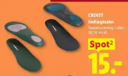 Lidl Crivit Indlægssåler tilbud