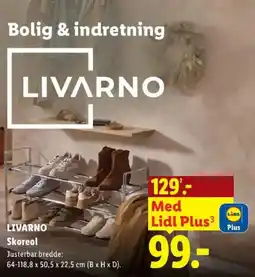 Lidl Livarno Skoreol tilbud