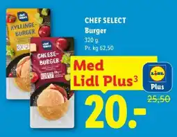 Lidl Chef Select Burger tilbud