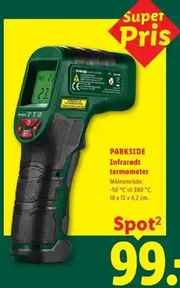 Lidl Parkside Infrarødt termometer tilbud