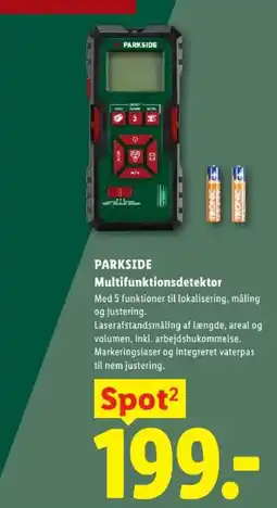 Lidl Parkside Multifunktionsdetektor tilbud