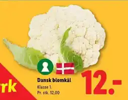 Lidl Blomkål tilbud