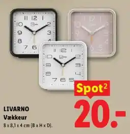 Lidl Livarno Vækkeur tilbud