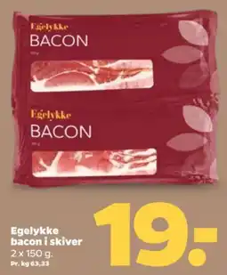 Netto Egelykke bacon tilbud