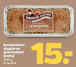 Netto Bornholmer-slagteren grovhakket leverpostej tilbud