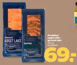 Netto Premieur røget eller gravad laks tilbud